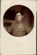 Photo Cp Kuk Soldat In Uniform, Orden, Portrait, I. WK - Unclassified