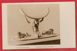 CPA: Egypte - Toutankhamon  - The King's Ivory Head-rest - Musei
