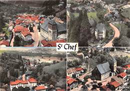 SAINT-CHEF - Vue Générale - Château Du Marchil - L'Eglise Romane - Saint-Chef