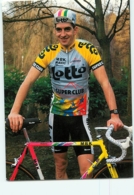 Peter DE CLERCQ  . 2 Scans. Cyclisme. Lotto Super Club 1990 - Ciclismo