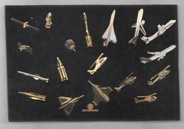 LOT 19 PINS PIN'S AVION AVIATION AVIONS ESPACE AEROSPACIALE HELICOPTERE SERIE COMPLETE - Peugeot