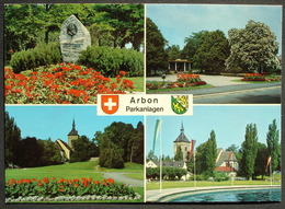 ARBON Adolph Saurer Denkmal Parkpavillon Katholische Kirche Partie Am See - Arbon