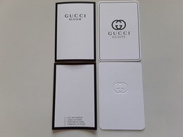 GUCCI   " 2 Cartes Différentes  " Photo R/V - Modernes (à Partir De 1961)