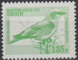 Bénin 2000 Mi. H1232 135 F Fauna Faune Bird Oiseau Vogel Coracias Garrulus MNH** Rare - Altri & Non Classificati