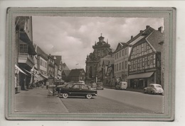 CPSM Dentelée - (Allemagne-Basse-Saxe) - BUECKENBURG - BUCKEBURG - Lange Strasse Und Autos - 1959 - Bückeburg