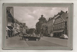 CPSM Dentelée - (Allemagne-Basse-Saxe) - BUECKENBURG - BUCKEBURG - Lange Strasse Und Autos - 1959 - Bueckeburg