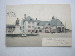 HERFORD , Bahnhof  ,  Schöne Karte Um 1908 - Herford