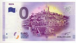 2017-1 BILLET TOURISTIQUE ESPAGNE 0 EURO N°VENL004603 IBIZA - Privatentwürfe