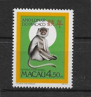 Thème Animaux - Singes - Lémuriens - Macao - Neuf ** Sans Charnière - TB - Apen