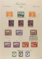 BRITISH WEST INDIES 1936-1952 ATTRACTIVE SUPERB MINT COLLECTION On Leaves, All Different With Some Pairs & Blocks Of 4,  - Andere & Zonder Classificatie