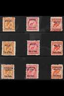 BIRDS - 1903 OVERPRINTED STAMPS OF NEW ZEALAND The 3d Hula, 6d Brown Kiwi And 1s Kea & Kaka Mint Sets For AITUTAKI (SG 5 - Unclassified
