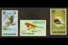 BIRDS JORDAN 1964 Birds Airmail Set Complete, SG 627/9, Very Fine Never Hinged Mint. (3 Stamps) For More Images, Please  - Unclassified