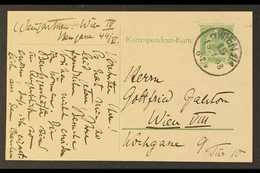 MUSIC FELIX VON WEINGARTNER. 1908 (15 Jan) Austrian 5h Postal Card Posted Locally Within Vienna, Addressed With Message  - Non Classés