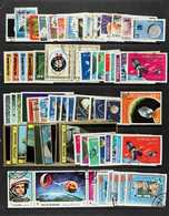 SPACE 1950's-1970's ALL DIFFERENT VERY FINE USED COLLECTION On Stock Pages With Many Complete Sets & Mini-sheets, All Fe - Non Classés