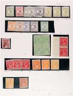 1913 - 1938 SUPERB MINT ONLY COLLECTION Fresh And Attractive Collection With Many Better Values, Shades And Blocks Inclu - Other & Unclassified