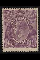 1926-30 4½d Violet KGV Head Perf 13½x12½, SG 103, Fine Mint, Very Fresh. For More Images, Please Visit Http://www.sandaf - Altri & Non Classificati
