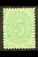 POSTAGE DUES 1902-04 5d Emerald-green Perf 11½,12, SG D17, Fine Mint, Very Fresh. For More Images, Please Visit Http://w - Andere & Zonder Classificatie