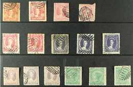 FORGERIES A 'used' Collection Of Forged 19th Century "Chalon & Side Face" Stamps Includes Chalon To 6d Pair & Side Face  - Andere & Zonder Classificatie