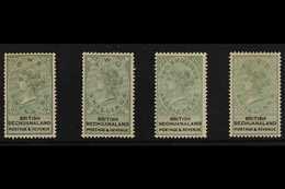 BRITISH BECHUANALAND 1888 Tall QV (green And Black) 1s To 5s, SG 15/18, Good To Fine Mint. (4 Stamps) For More Images, P - Andere & Zonder Classificatie