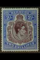 1938-53 2s Deep Purple & Ultramarine/grey Blue, SG 116, Never Hinged Mint, Usual Streaky Gum For More Images, Please Vis - Bermudes