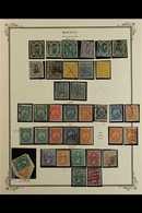 1867-1894 19TH CENTURY COLLECTION CAT $3000+. Presented In Mounts On "Busy" Album Pages, Mint & Used Ranges That Include - Bolivie