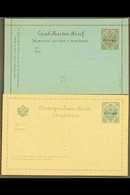 POSTAL STATIONERY 1900 5h+5h Postal Card (H&G 9) Plus 1900 6h Letter Card (H&G 5), These Both Unused And With "ULTRAMAR" - Bosnië En Herzegovina