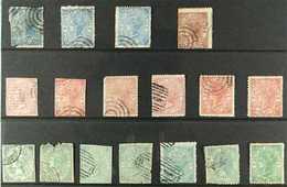 FORGERIES A 'used' Collection Of Forged 19th Century Stamps With Values To 1s X5. Interesting! (17 Forgeries) For More I - Honduras Britannique (...-1970)