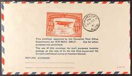COMMERCIAL AIRWAYS LTD 1931 (23 Feb) First Flight Cover Addressed To Athabasca, Bearing 1c Pair Tied By "Fort McMurray"  - Other & Unclassified