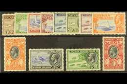 1935 Pictorials Set Complete, SG 96/107, Mint Lightly Hinged (12 Stamps) For More Images, Please Visit Http://www.sandaf - Cayman (Isole)