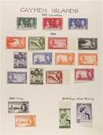 1937-50 ALL DIFFERENT MINT KGVI COLLECTION Neatly Presented On Album Pages & Includes All Omnibus Sets, 1938-48 Pictoria - Cayman Islands