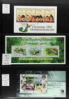 1985-2004 NEVER HINGED MINT COLLECTION On Stock Pages, All Different, Includes Includes 1987 Sailing Craft Se-tenant She - Isole Cocos (Keeling)