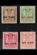 1936 Postal Fiscal Set Complete, SG 118/21, Very Fine Mint. (4 Stamps) For More Images, Please Visit Http://www.sandafay - Cookinseln