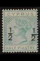 1882 Watermark Crown CC ½ On ½pi Emerald-green, SG 23, Fine Unused (no Gum). For More Images, Please Visit Http://www.sa - Autres & Non Classés