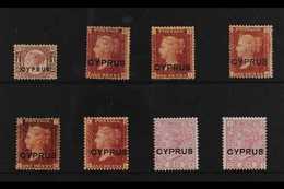GREAT BRITAIN OVERPRINTED 1880 All Different Mint Selection Comprising ½d Plate 15; 1d Scarce Plate 181 Plus Plates 215, - Otros & Sin Clasificación