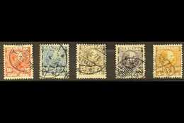 1904-06 Coarse Background Complete Set, SG 104/108, Fine Used. (5 Stamps) For More Images, Please Visit Http://www.sanda - Sonstige & Ohne Zuordnung