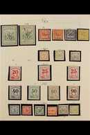 RAILWAY LOCAL STAMPS SYDFYENSKE JERNBANE (S.F.J.) 1876-1946 Mint & Used Collection In Hingeless Mounts On Leaves, All Di - Other & Unclassified
