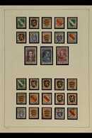 FRENCH ZONE 1945-1949 COMPREHENSIVE VERY FINE CDS USED COLLECTION In Hingeless Mounts On Leaves, Includes GENERAL ISSUES - Altri & Non Classificati