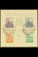 RUSSIAN ZONE WEST SAXONY 1946 Leipzig Fair Miniature Sheet (Mi Block 5, SG MSRD51), With Leipziger Messe Special Cancel. - Other & Unclassified