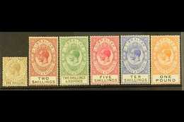 1925-32 Definitive Set Complete To £1, SG 102/107, Very Fine Mint. (6 Stamps) For More Images, Please Visit Http://www.s - Gibilterra