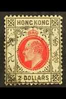 1907-11 $2 Carmine-red & Black, SG 99, Fine Used With Indistinct Cds Cancel, Fresh Colours. For More Images, Please Visi - Altri & Non Classificati