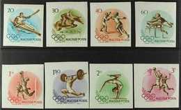 1956 Olympic Games Complete Set, Scott 1160/67, IMPERF, Never Hinged Mint. (8 Stamps) For More Images, Please Visit Http - Other & Unclassified