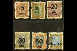 1921-30 Local Surcharges On Chistian IX Issue, SG 137, 140, 142, 144, 145, 150, Very Fine Used. (6 Stamps) For More Imag - Otros & Sin Clasificación