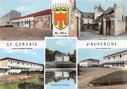 63 .n° 21314 . Saint Gervais D Auvergne . Vue D Ensemble . Cpsm .10.5 X 15cm . - Saint Gervais D'Auvergne