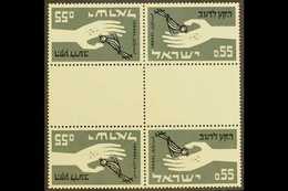 1963 Freedom From Hunger 55a, "Heart Of Sheet", Bale IrS-17d, Mint Never Hinged.  For More Images, Please Visit Http://w - Altri & Non Classificati