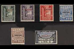 TRIPOLITANIA 1923 Fascist March On Rome Set (Sass. S, 2, SG 5/10), Never Hinged Mint. (6 Stamps) For More Images, Please - Other & Unclassified