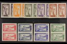 1946 Independence - Map IMPERF Complete Set (as SG 249/57, Michel 193/201 See Note In Catalogue), Fine Mint Horizontal P - Jordanie