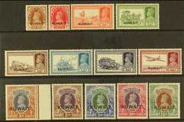 1939 KGVI India Overprinted Definitive Set, SG 36/51, Fine Mint (13 Stamps). For More Images, Please Visit Http://www.sa - Koeweit