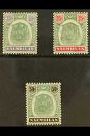 NEGRI SEMBILAN 1895 15c, 25c And 50c "Tigers", SG 11, 13, 14, Very Fine And Fresh Mint. (3 Stamps) For More Images, Plea - Altri & Non Classificati