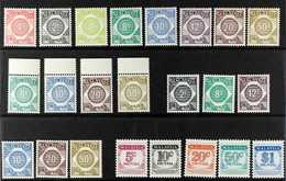 POSTAGE DUES 1966-1986 Complete Basic Run, SG D1/D26, Never Hinged Mint, Very Fresh. (23 Stamps) For More Images, Please - Other & Unclassified