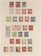 1906-1967 COLLECTION On Leaves, Mint & Used (often Both Examples), Includes 1933 Set Mint, Plus Set (ex 50c) Used, 1963  - Maldiven (...-1965)